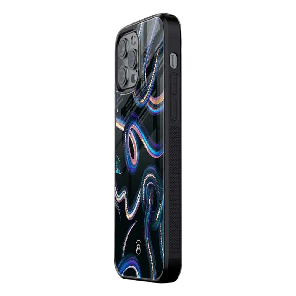 Slim Glass Back Phone Case for Multiple Brands โ iPhone, Samsung, Redmi, OnePlus, Oppo, Vivo