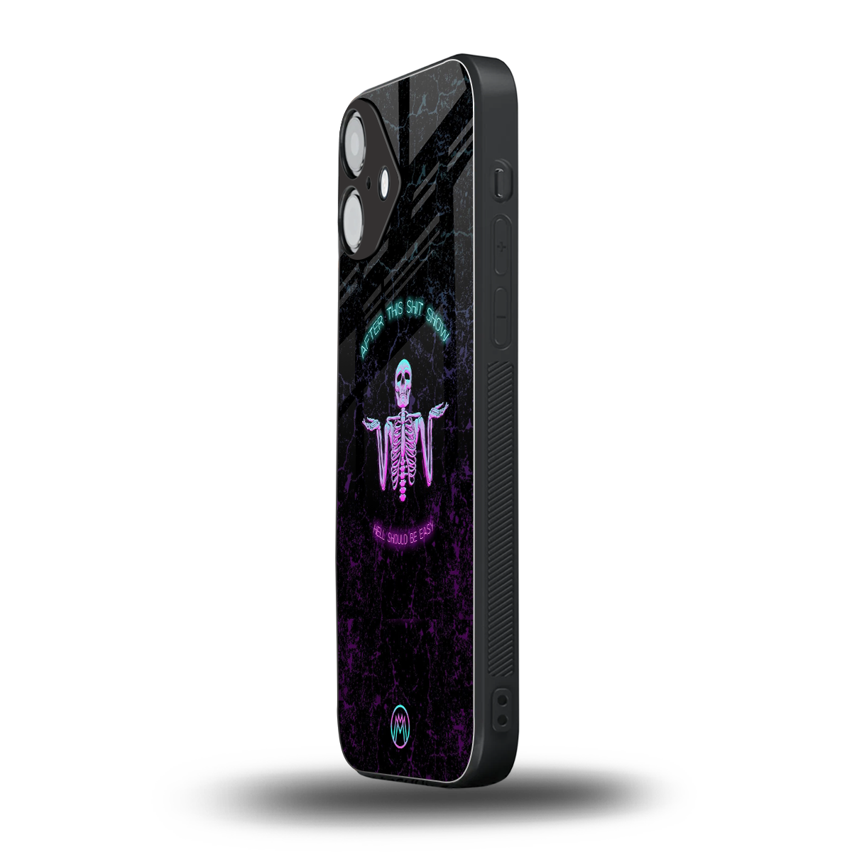 shitshow back phone cover | glass case for iphone 16 plus