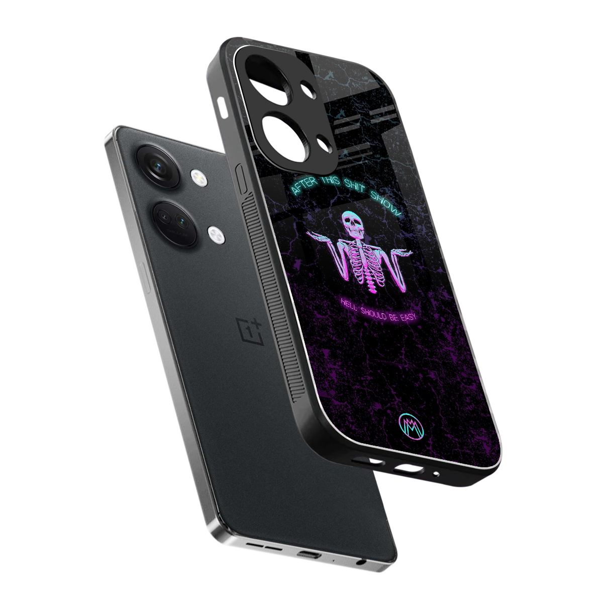 shitshow back phone cover | glass case for oneplus nord 3