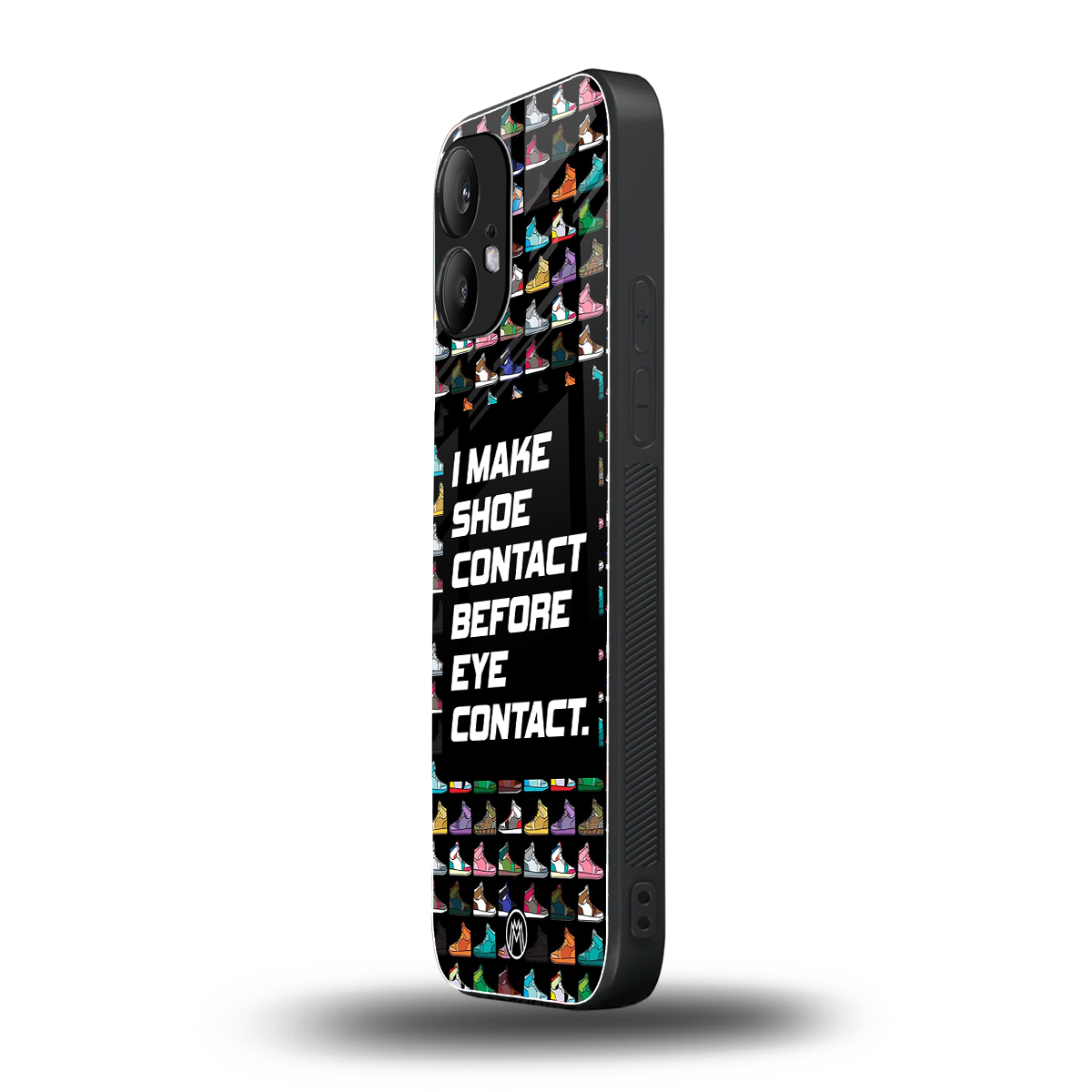 shoe contact back phone cover | glass case for nothing phone 2