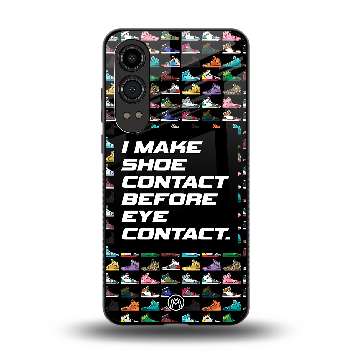 shoe contact back phone cover | glass case for oneplus nord ce 4 lite