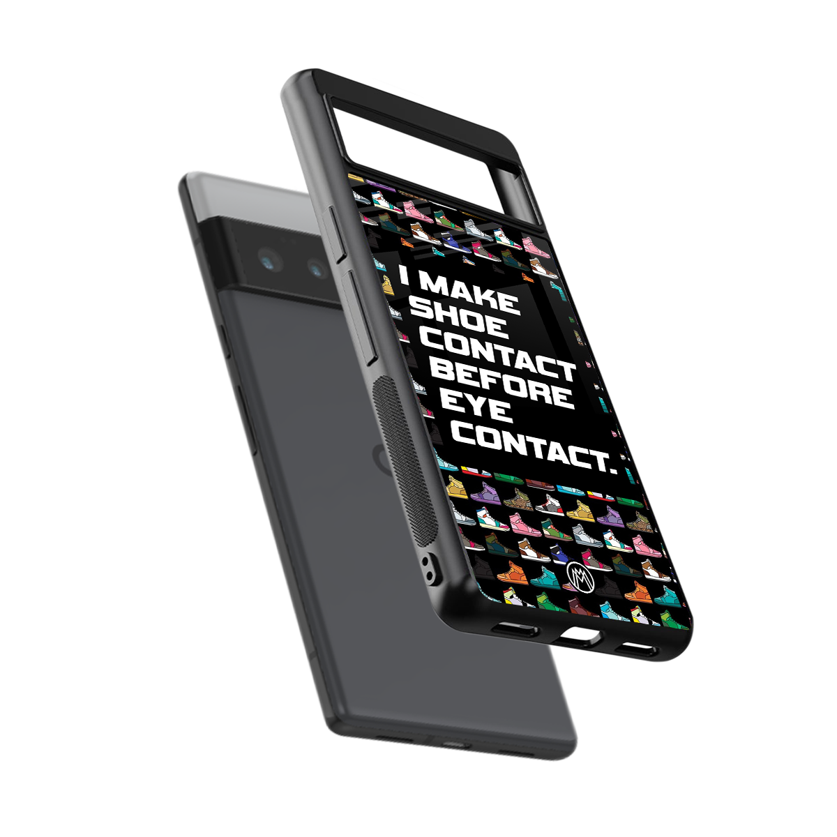 shoe contact back phone cover | glass case for google pixel 6 pro