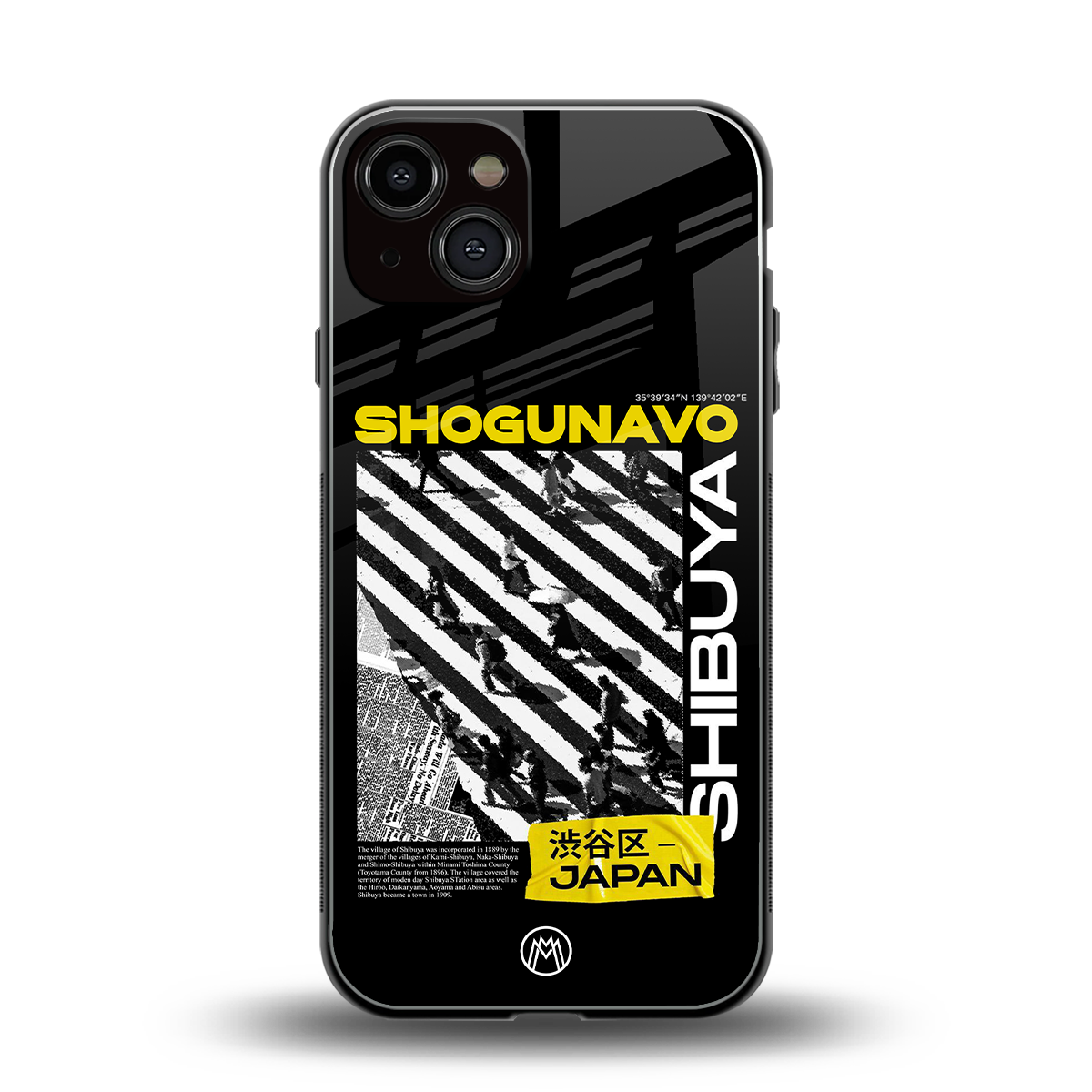 shogunavo shibuya back phone cover | glass case for iphone 13
