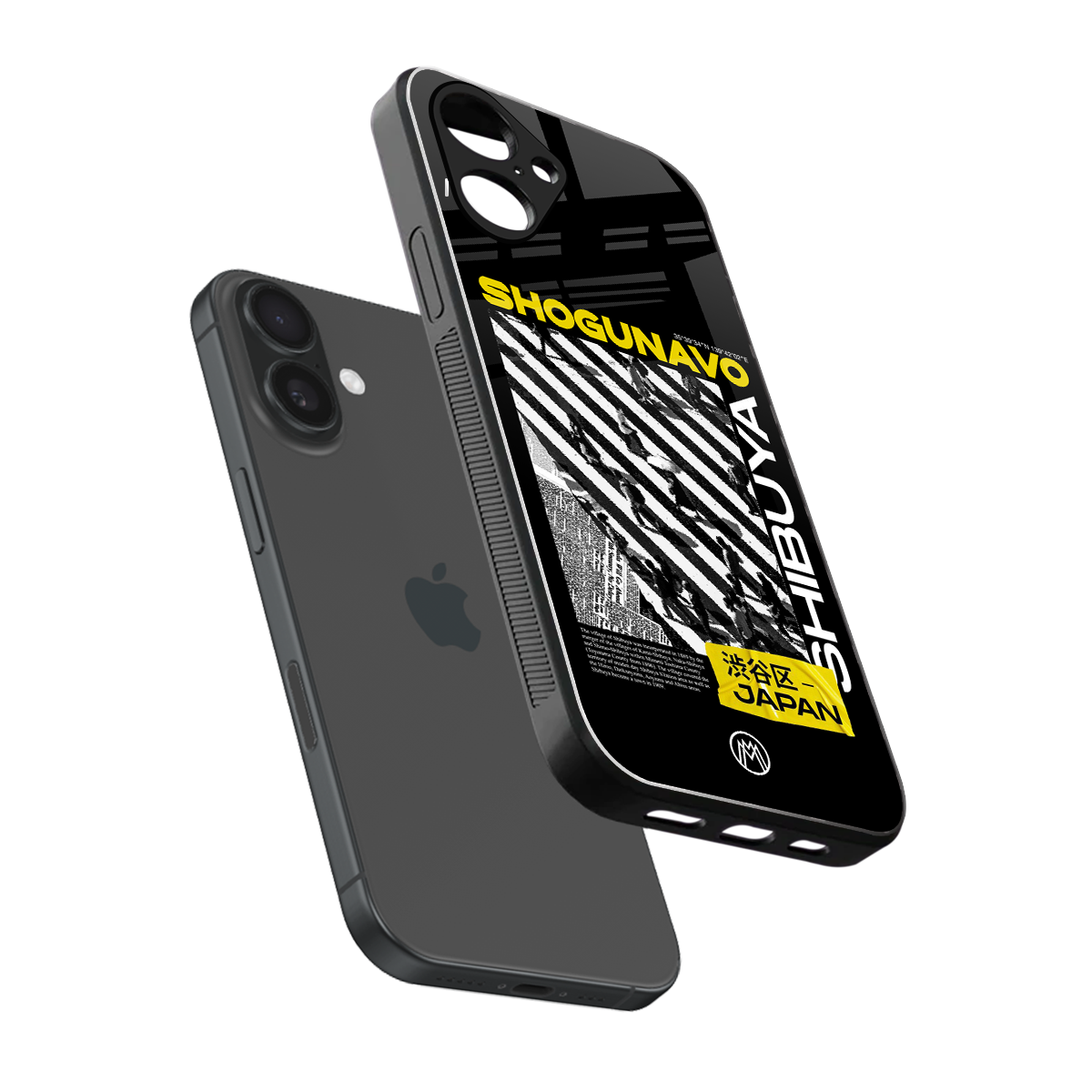 shogunavo shibuya back phone cover | glass case for iphone 16