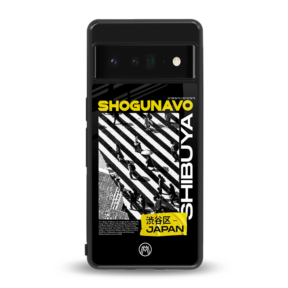 shogunavo shibuya back phone cover | glass case for google pixel 6 pro