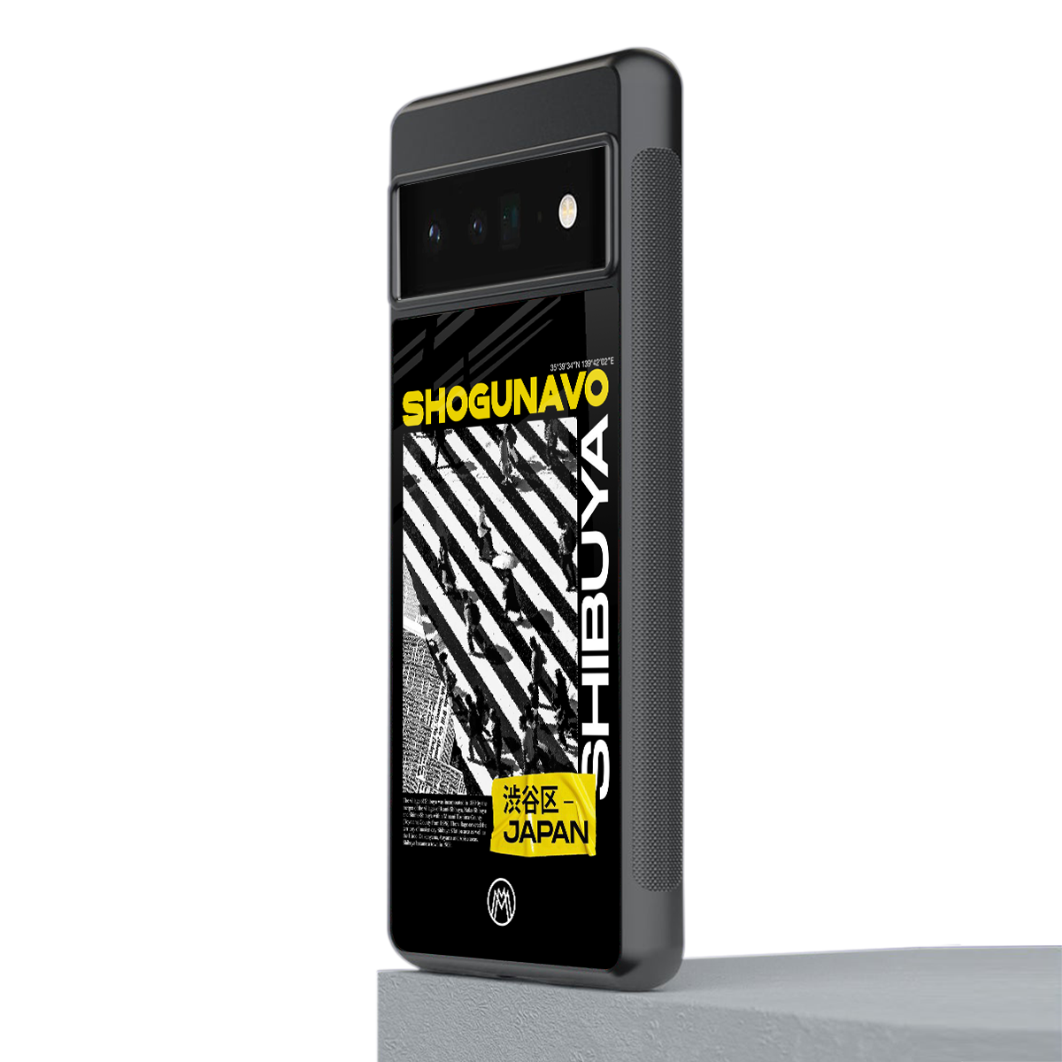 shogunavo shibuya back phone cover | glass case for google pixel 6 pro