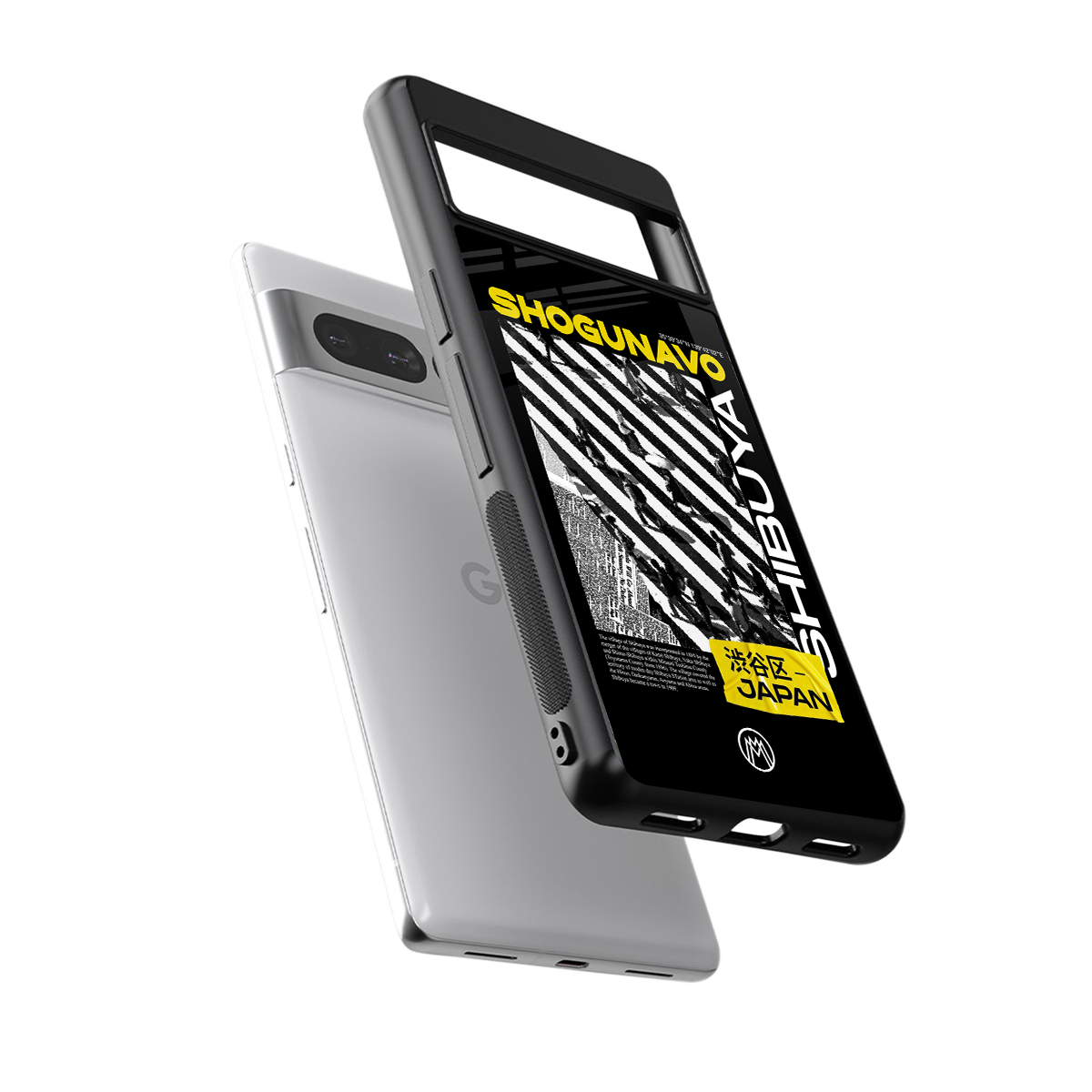 shogunavo shibuya back phone cover | glass case for google pixel 7 pro