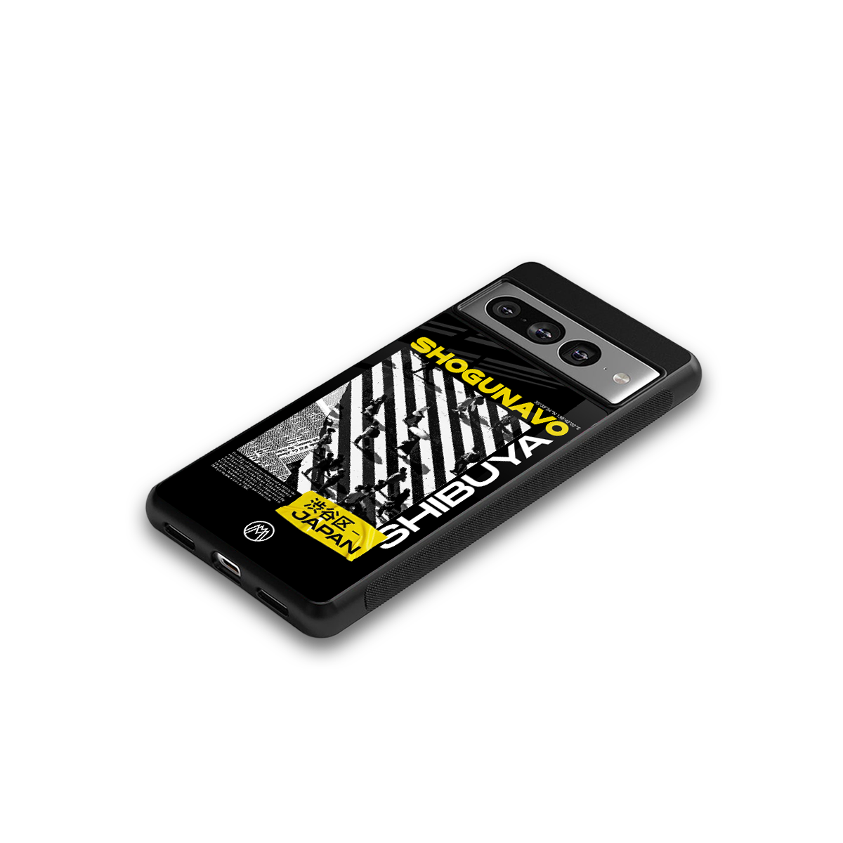 shogunavo shibuya back phone cover | glass case for google pixel 7 pro