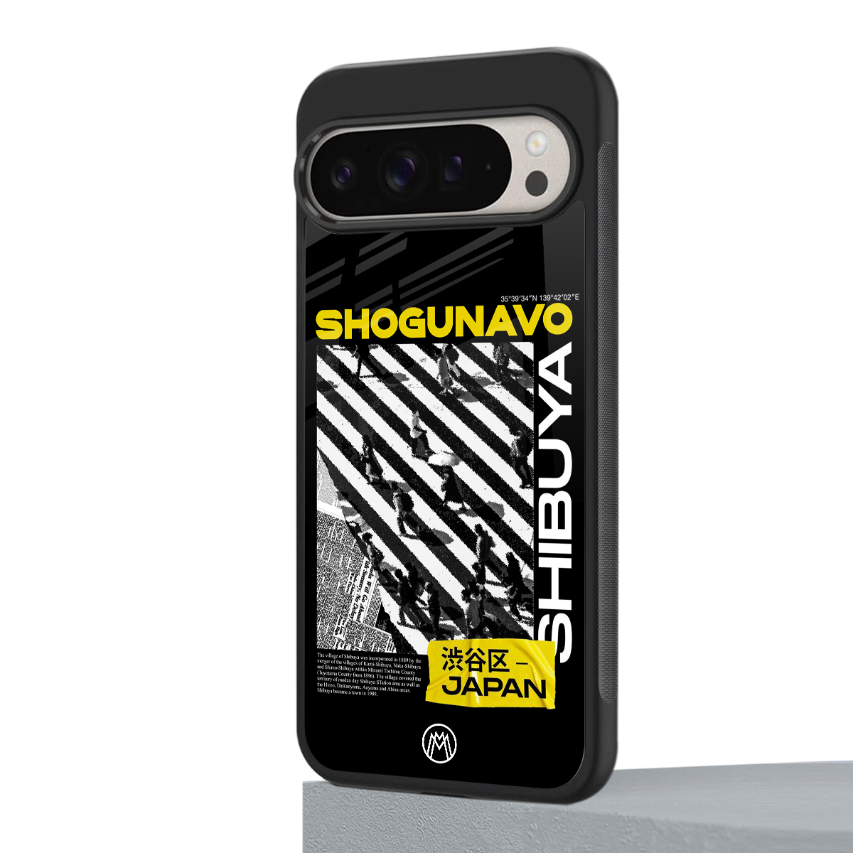 shogunavo shibuya back phone cover | glass case for google pixel 9 pro xl