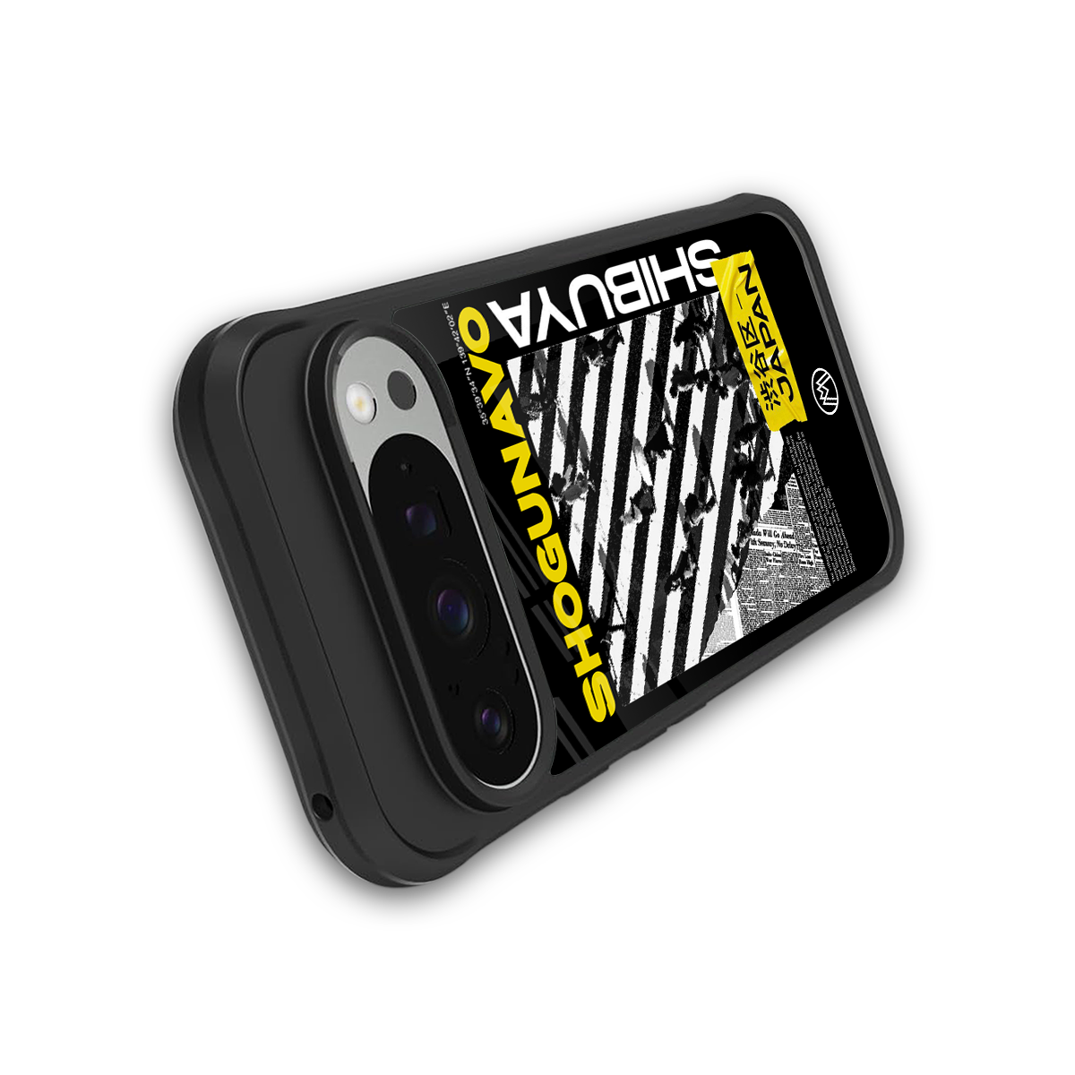 shogunavo shibuya back phone cover | glass case for google pixel 9 pro xl