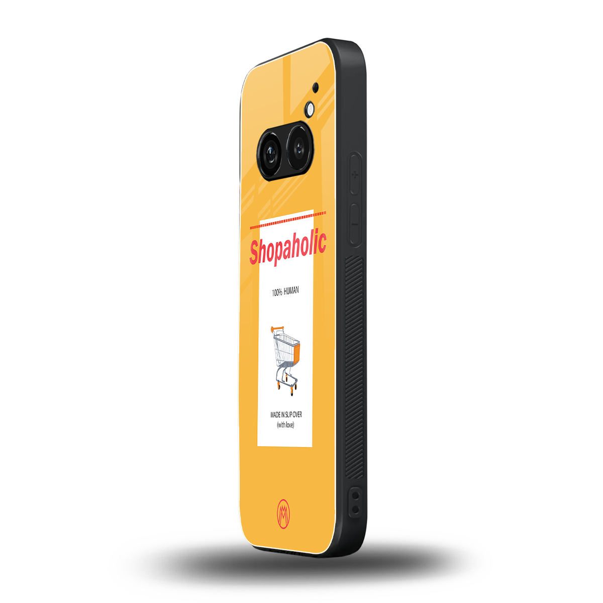 shopaholic back phone cover | glass case for nothing phone 2a