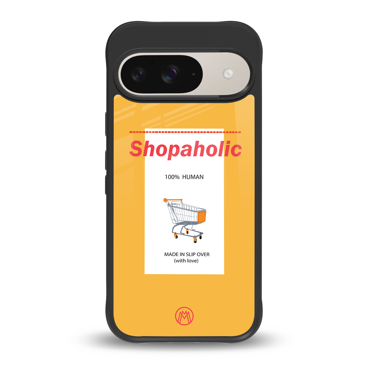 shopaholic back phone cover | glass case for google pixel 9