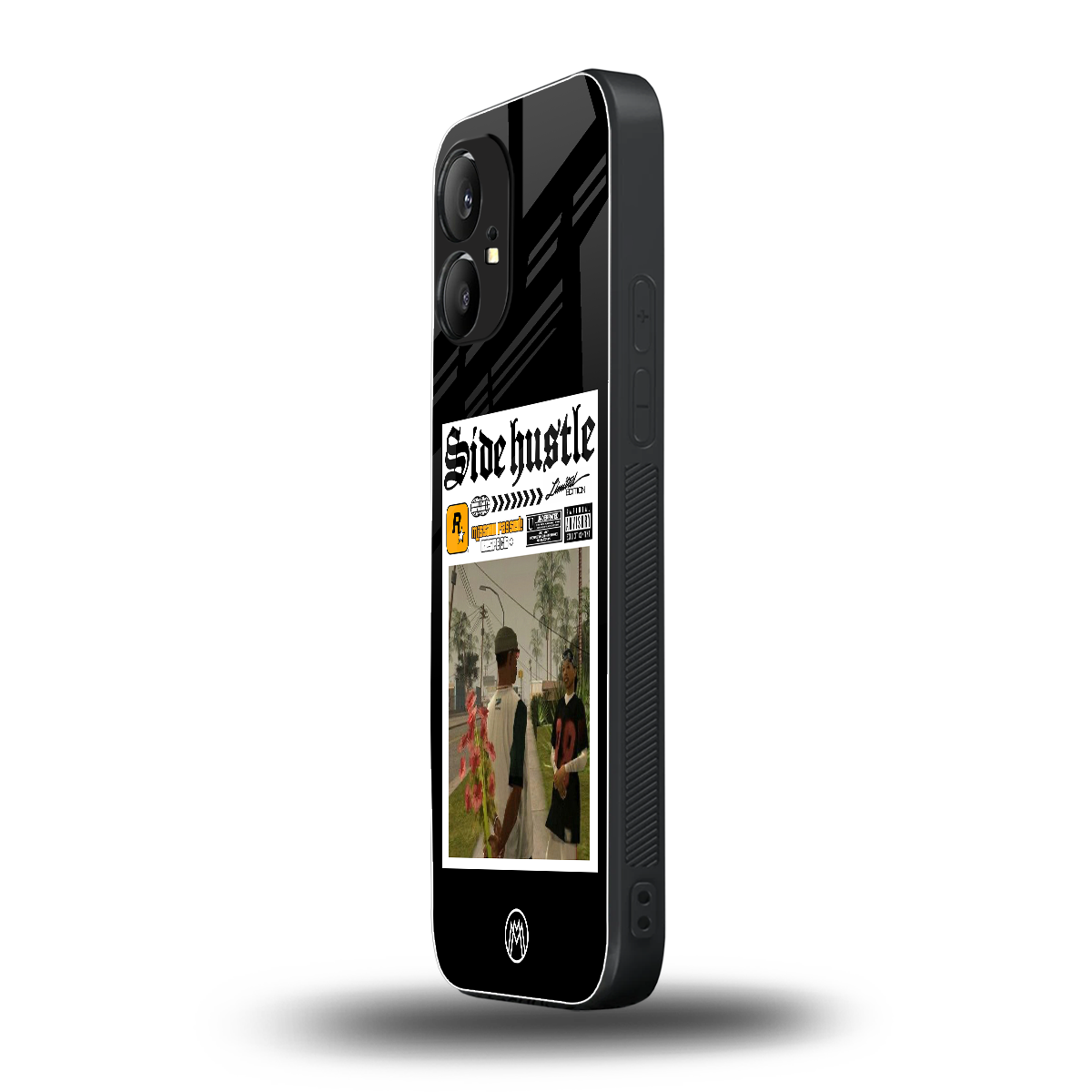 side hustle back phone cover | glass case for nothing phone 1