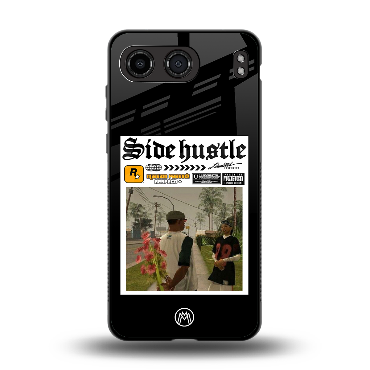 side hustle back phone cover | glass case for oneplus nord 4