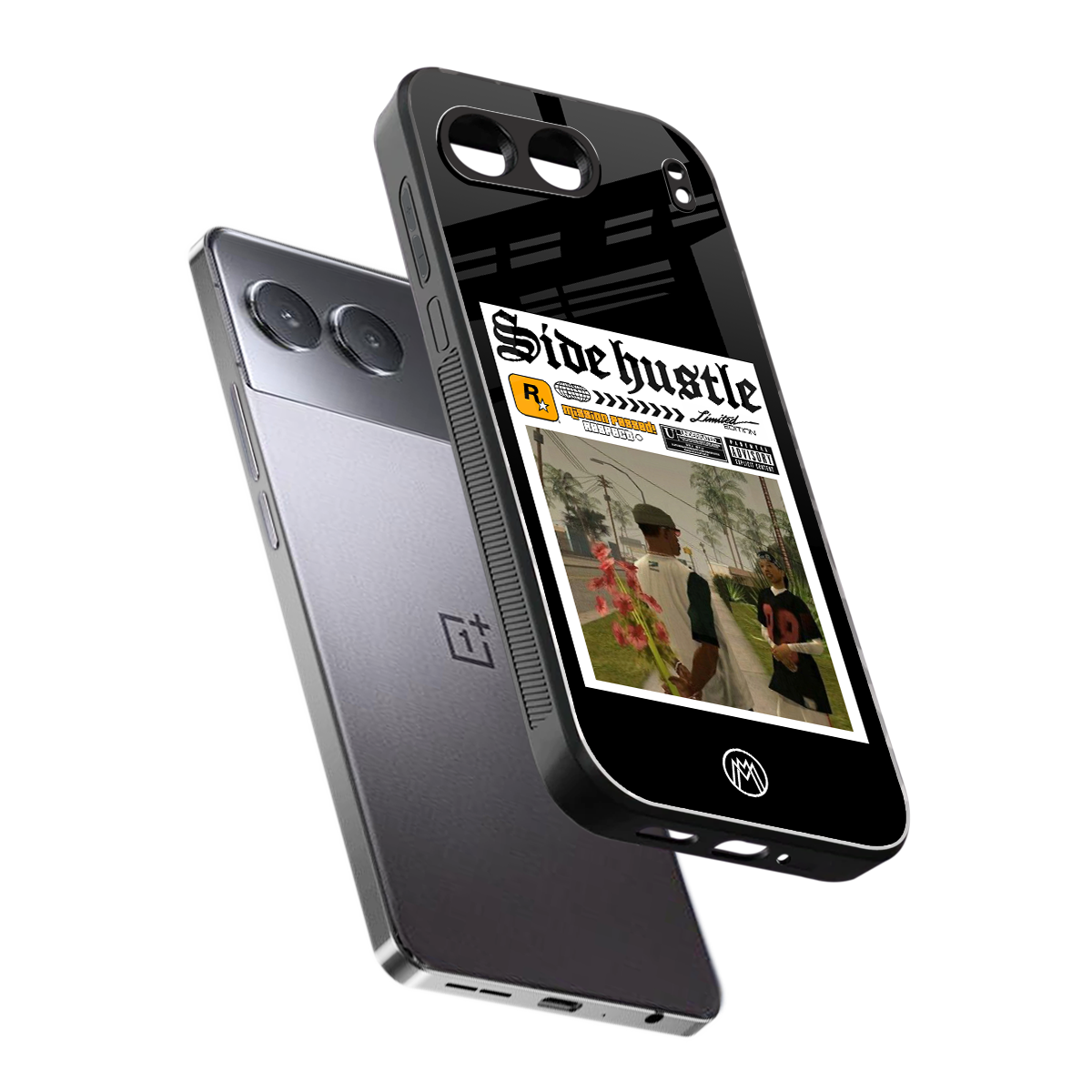 side hustle back phone cover | glass case for oneplus nord 4