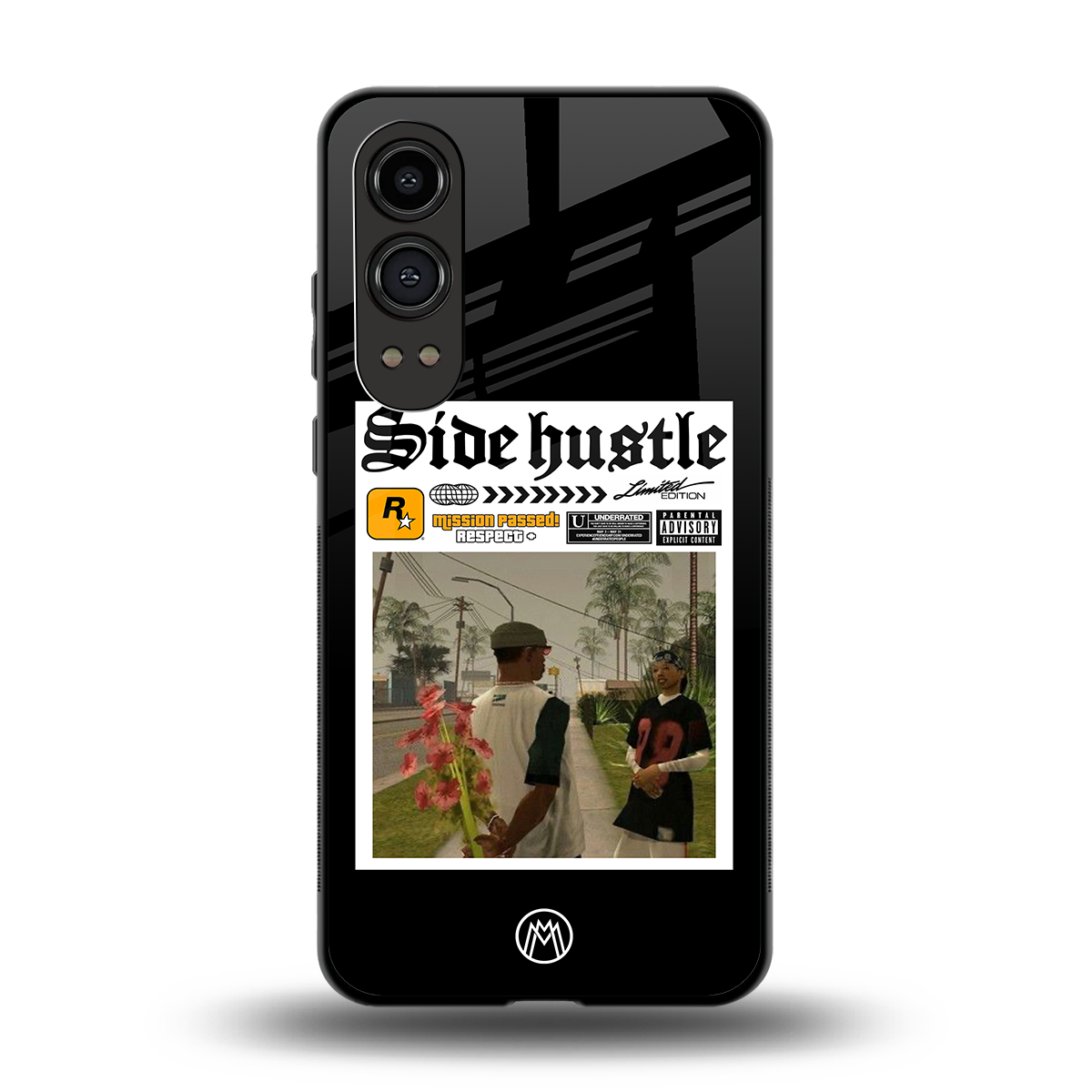 side hustle back phone cover | glass case for oneplus nord ce 4 lite
