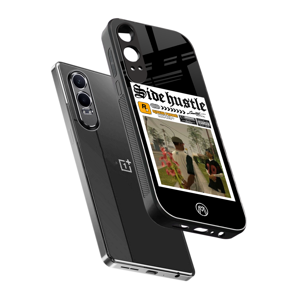 side hustle back phone cover | glass case for oneplus nord ce 4 lite