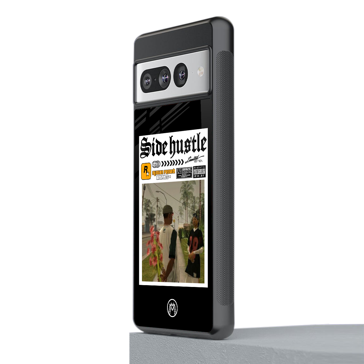 side hustle back phone cover | glass case for google pixel 7 pro