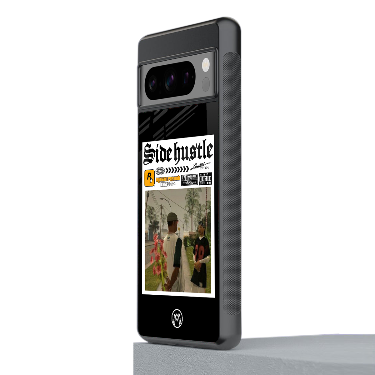 side hustle back phone cover | glass case for google pixel 8 pro