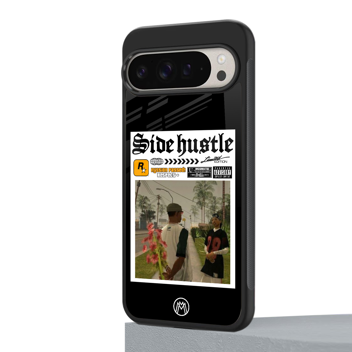 side hustle back phone cover | glass case for google pixel 9 pro