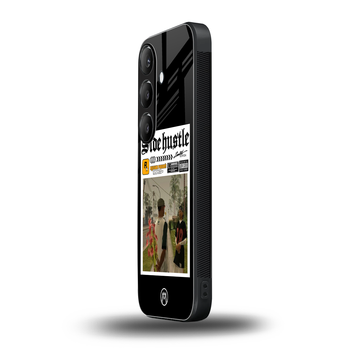 side hustle back phone cover | glass case for samsung galaxy s24 fe