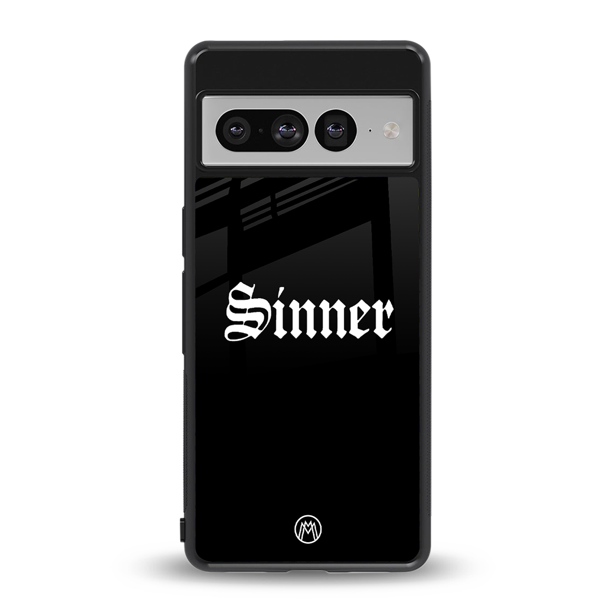 sinner back phone cover | glass case for google pixel 7 pro