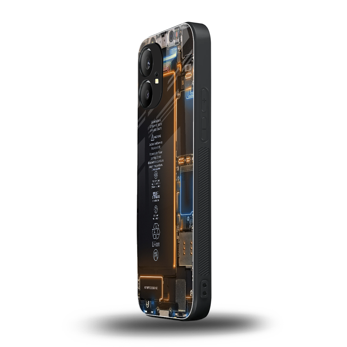 skeleton inside back phone cover | glass case for nothing phone 1