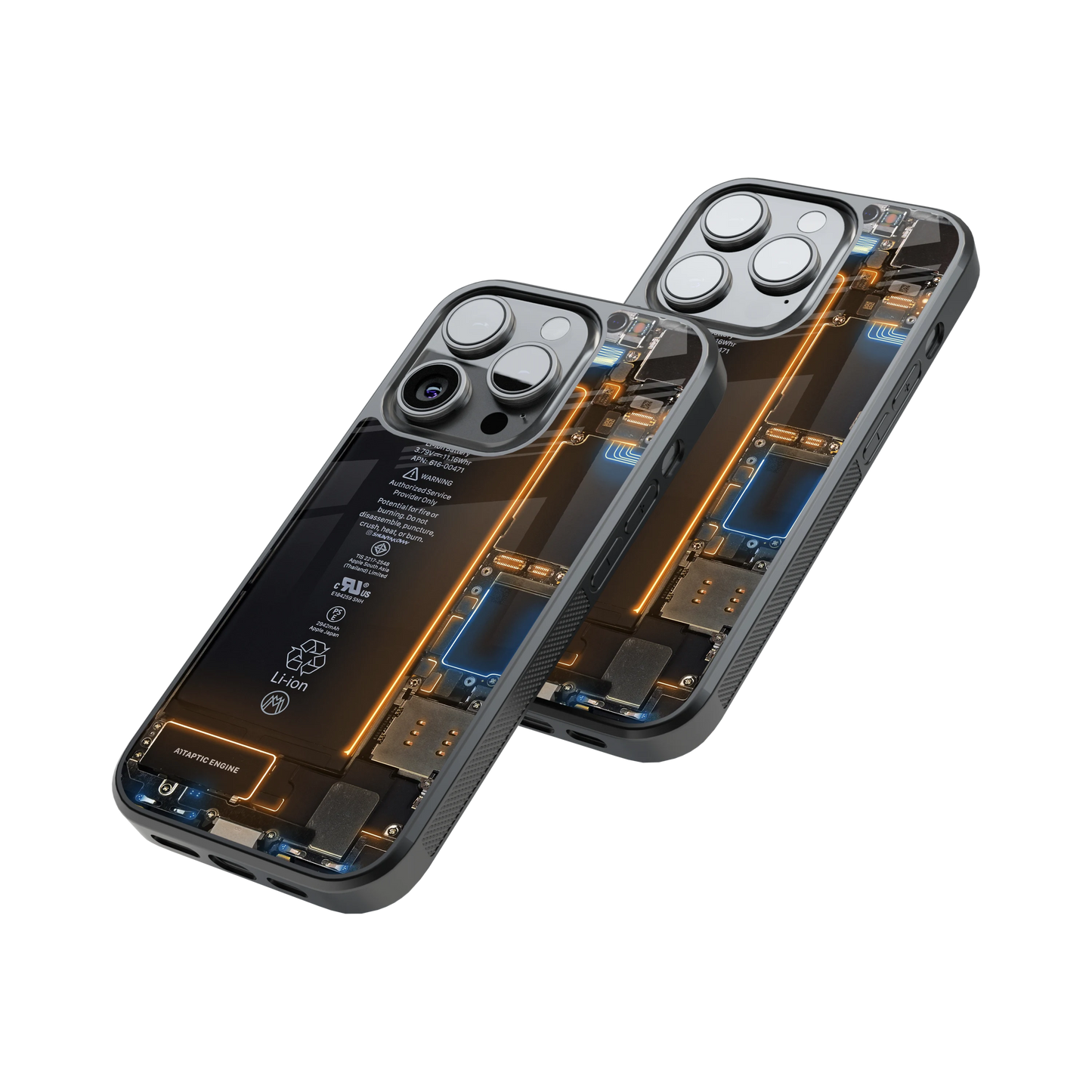 Protective Glass Back Phone Case Compatible with iPhone, Samsung, OnePlus, Pixel & More