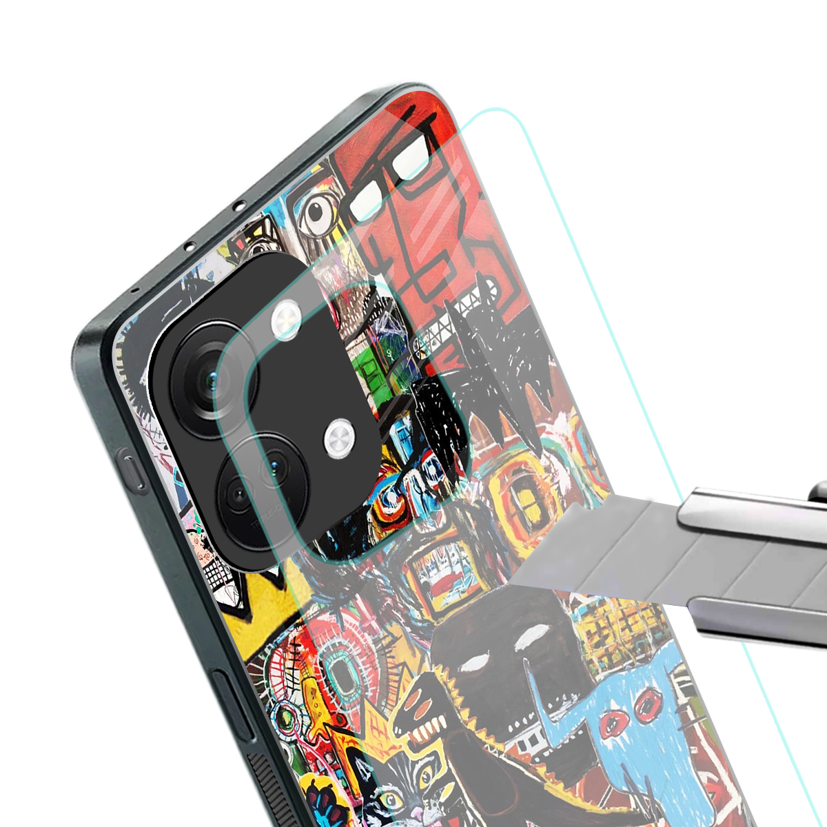 sketch book back phone cover | glass case for oneplus nord 3