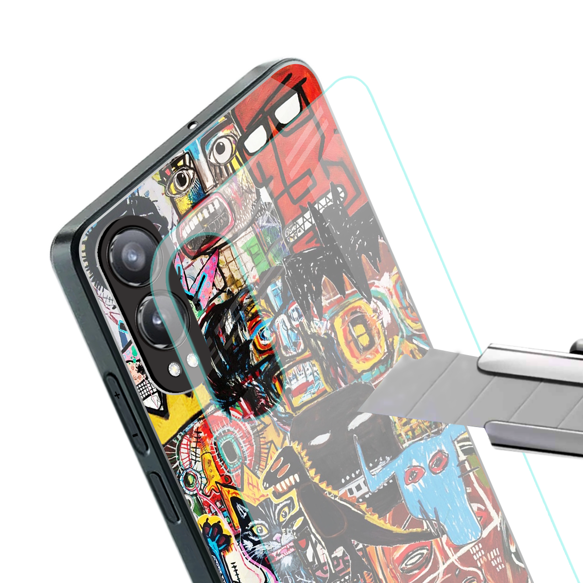 sketch book back phone cover | glass case for oneplus nord ce 4 lite