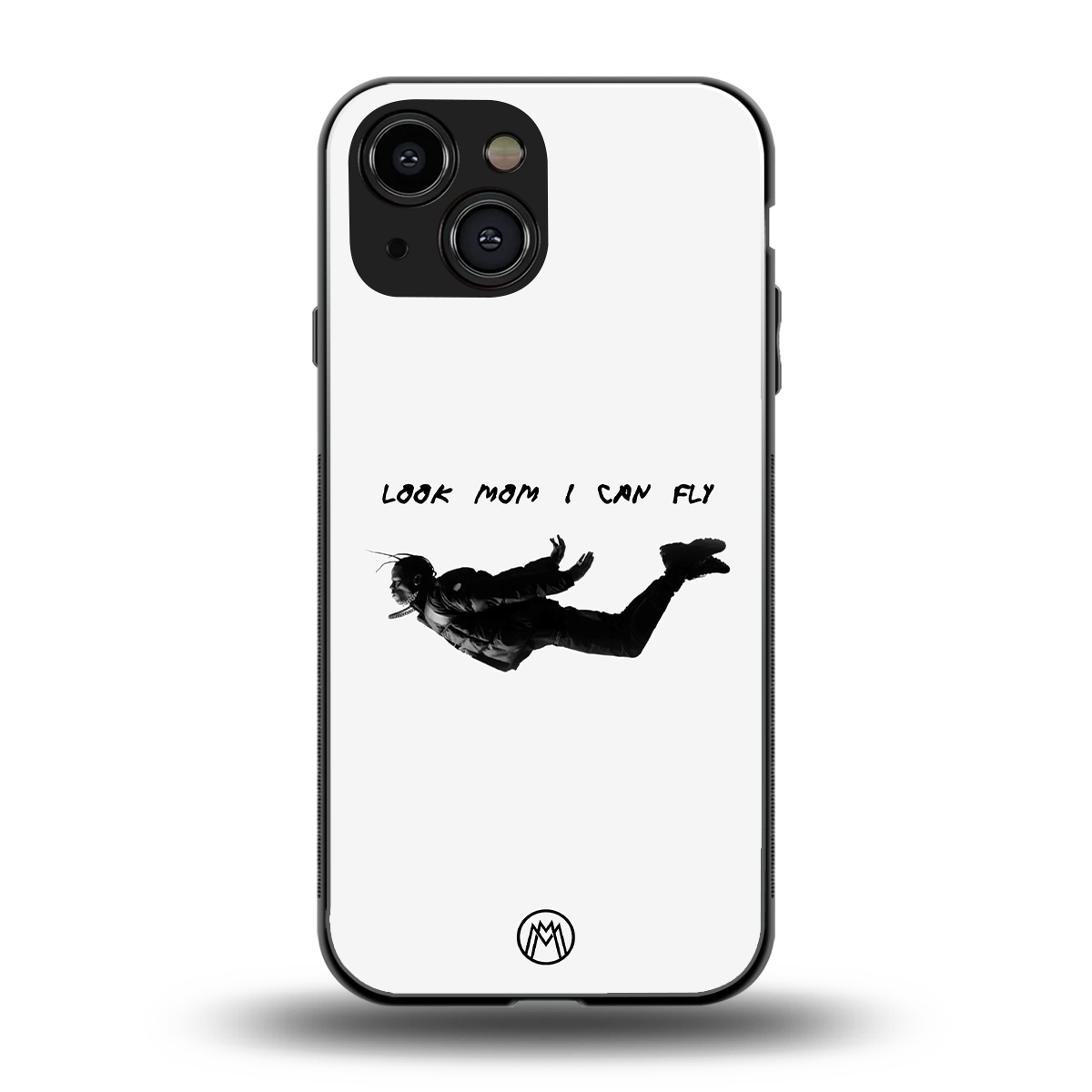 sky high back phone cover | glass case for iphone 13 mini