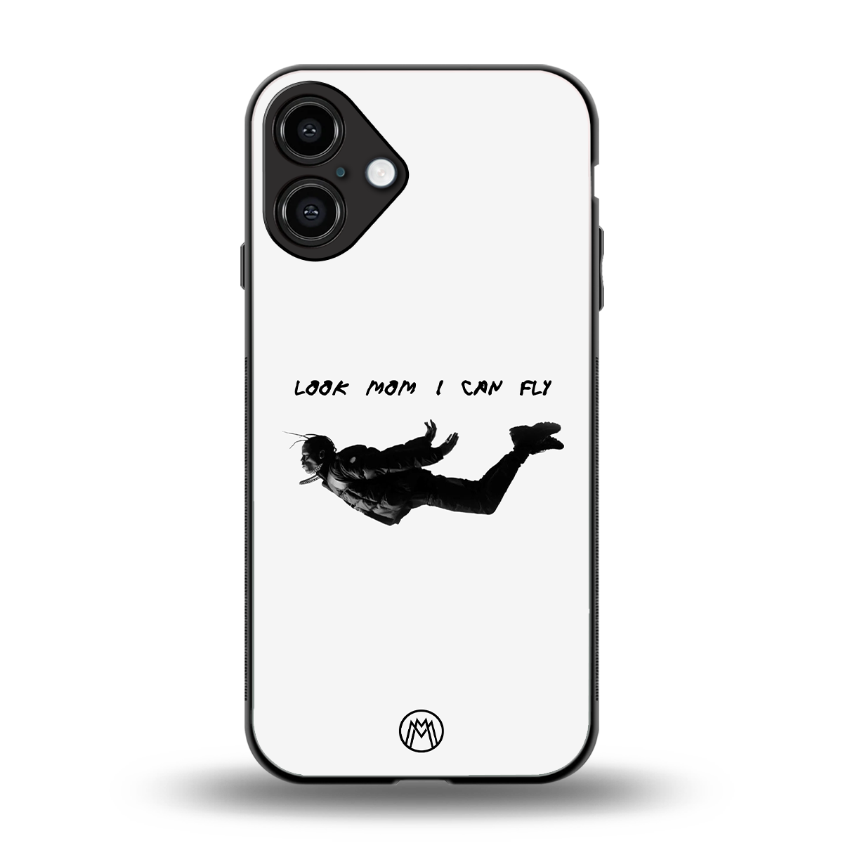 sky high back phone cover | glass case for iphone 16 plus