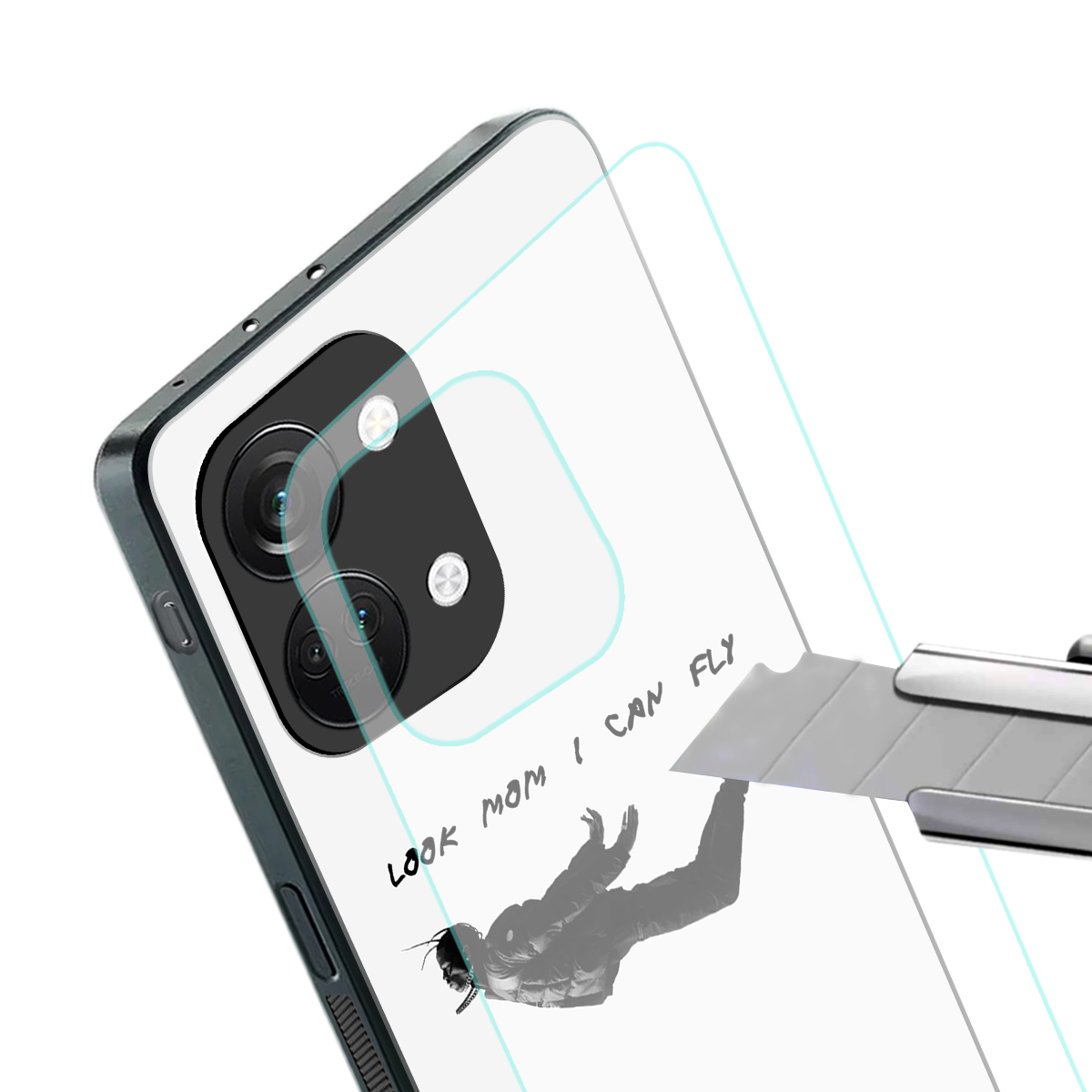 sky high back phone cover | glass case for oneplus nord 3