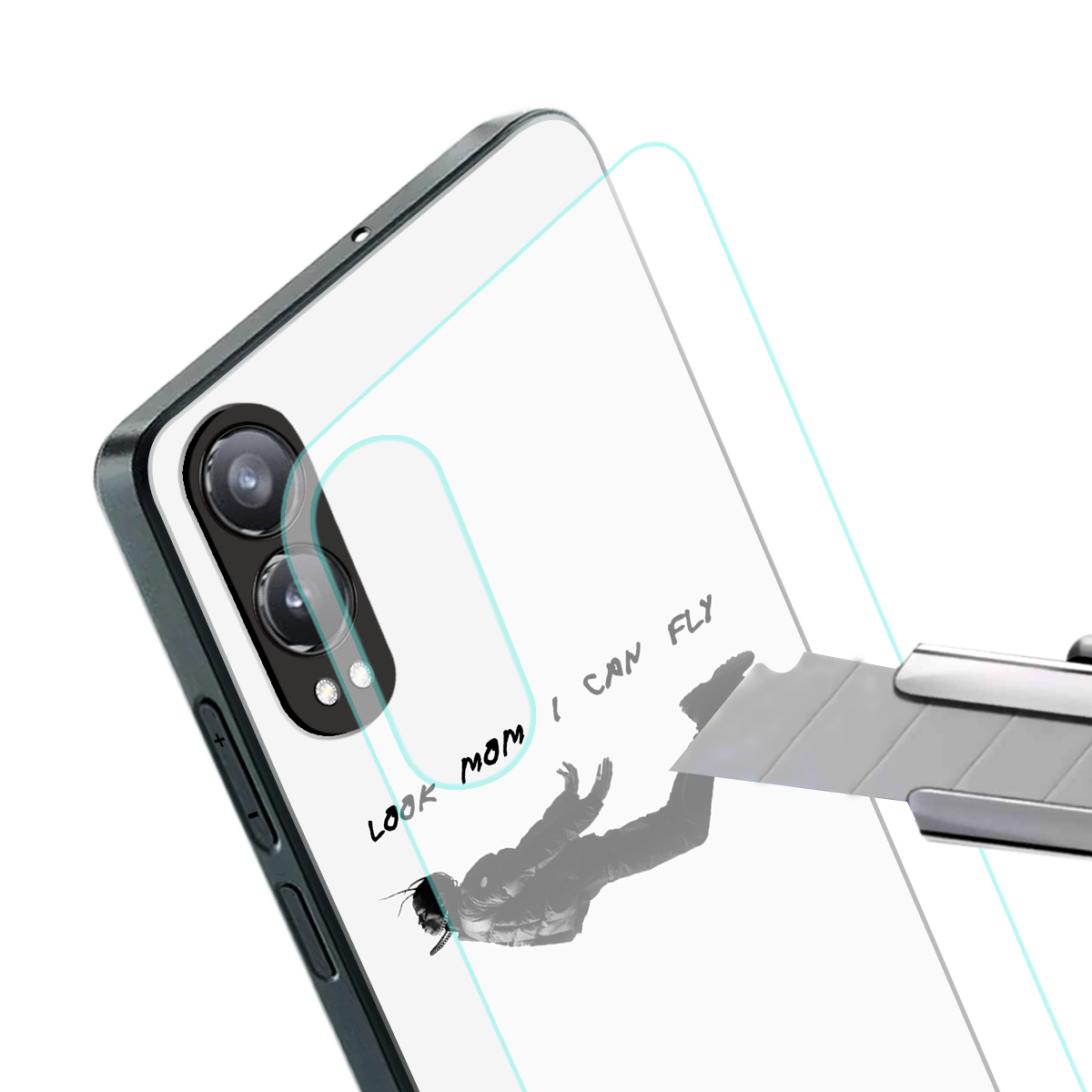 sky high back phone cover | glass case for oneplus nord ce 4 lite