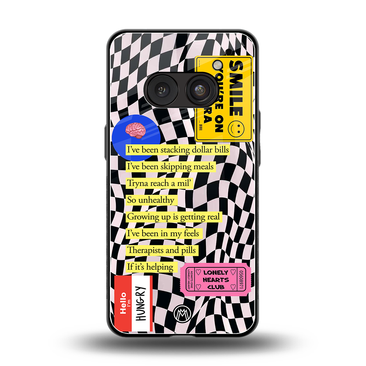 smile you're on camera back phone cover | glass case for nothing phone 2a