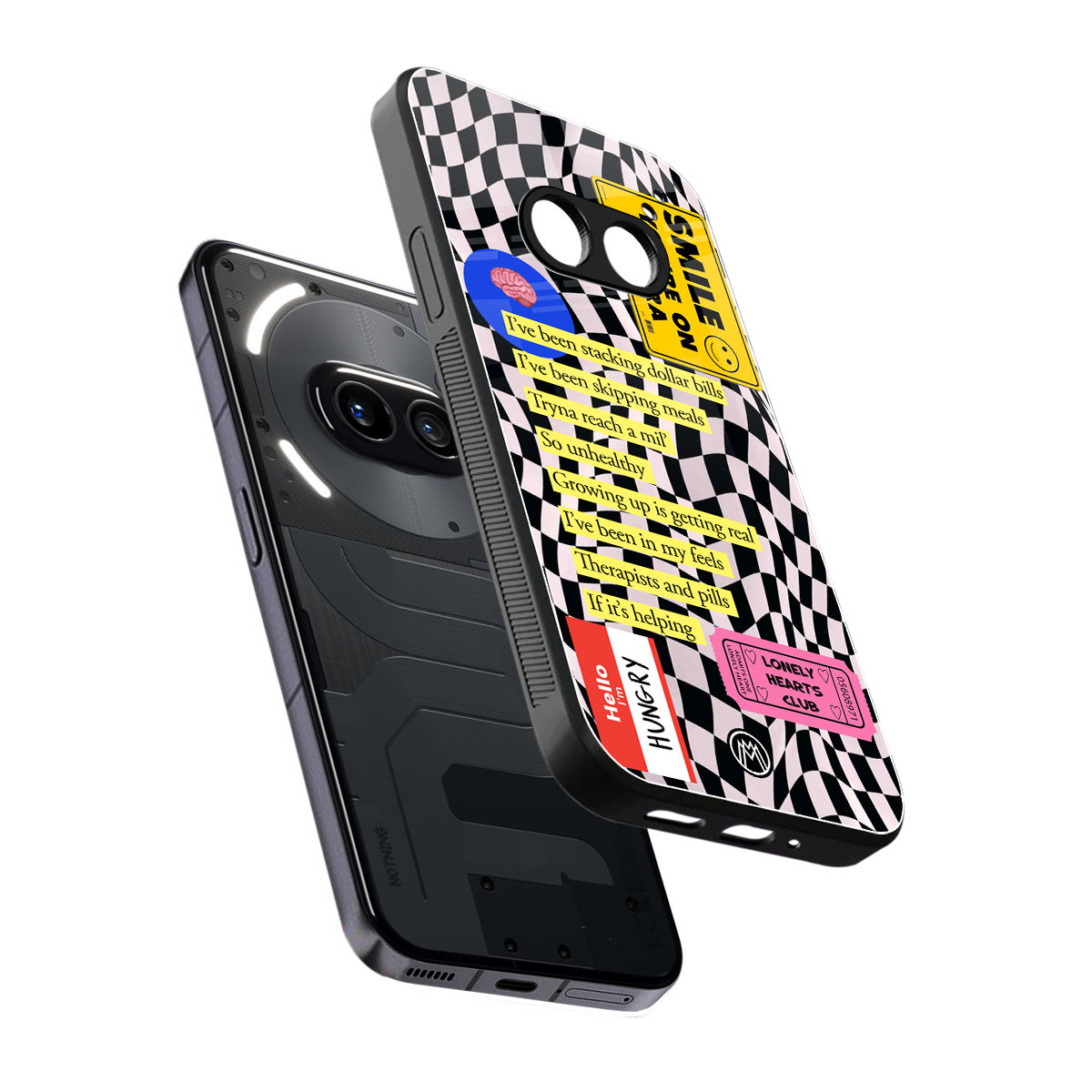 smile you're on camera back phone cover | glass case for nothing phone 2a