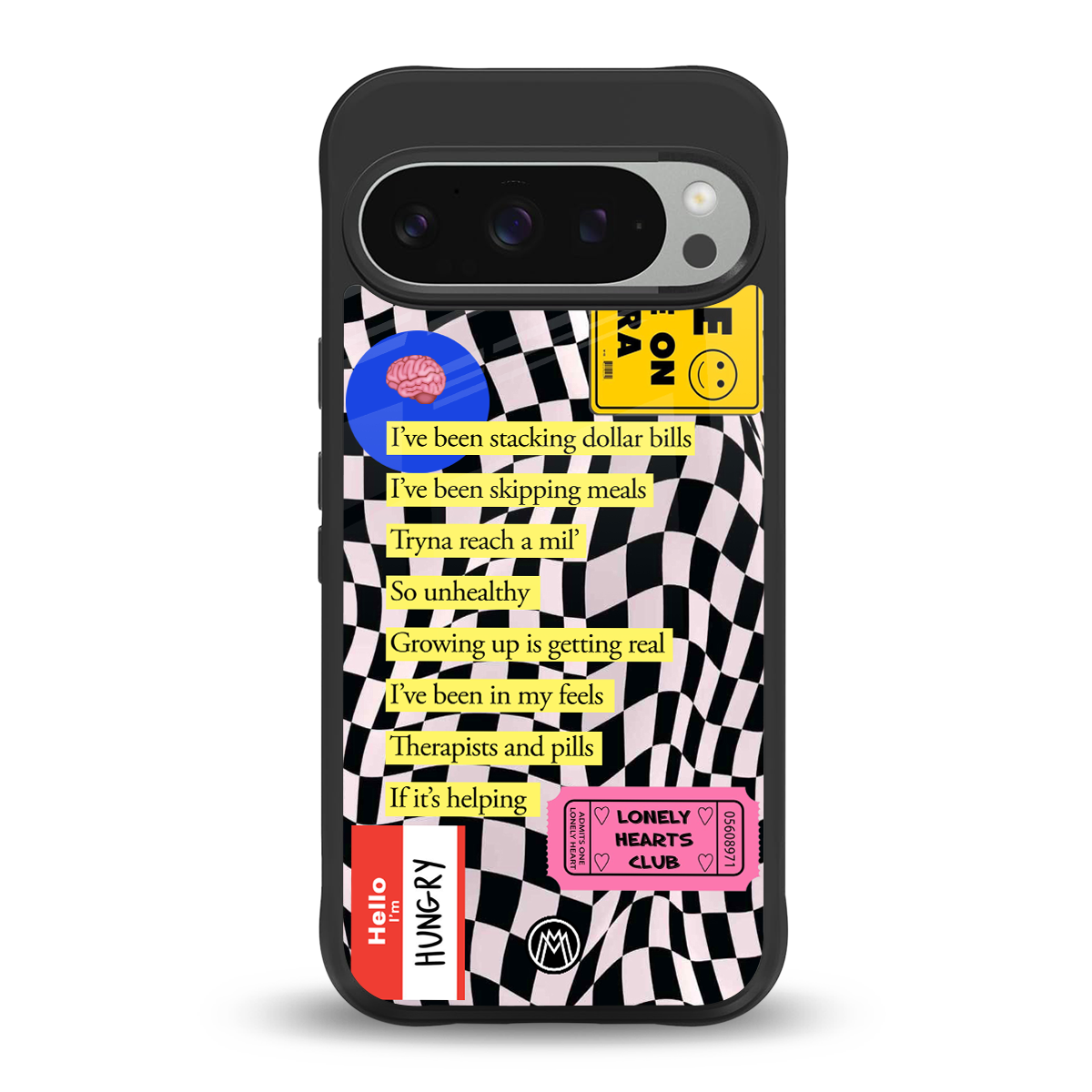smile you're on camera back phone cover | glass case for google pixel 9 pro xl