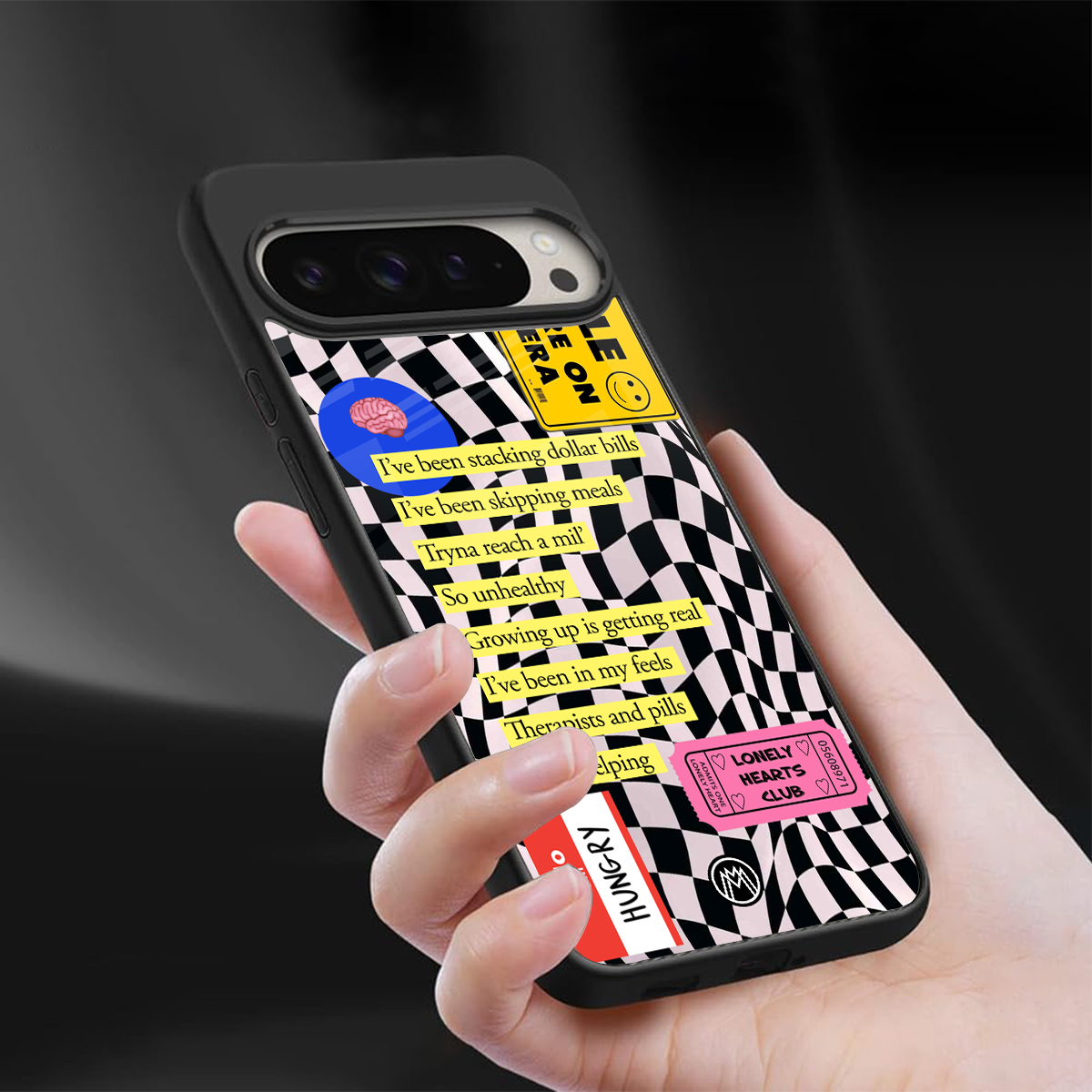 smile you're on camera back phone cover | glass case for google pixel 9 pro