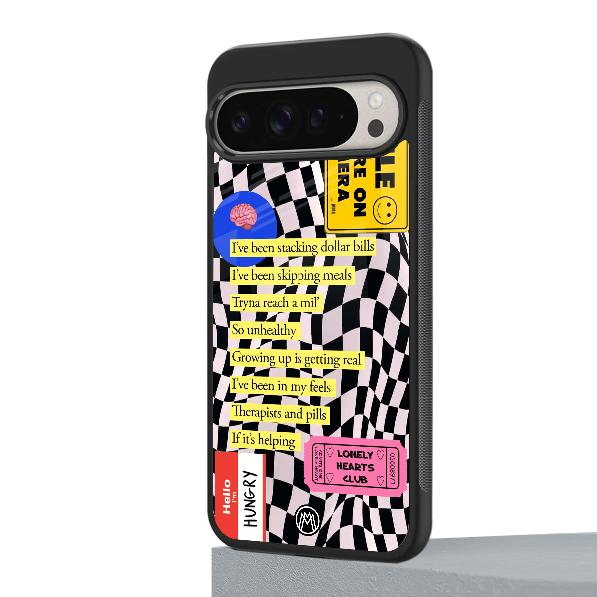 smile you're on camera back phone cover | glass case for google pixel 9 pro