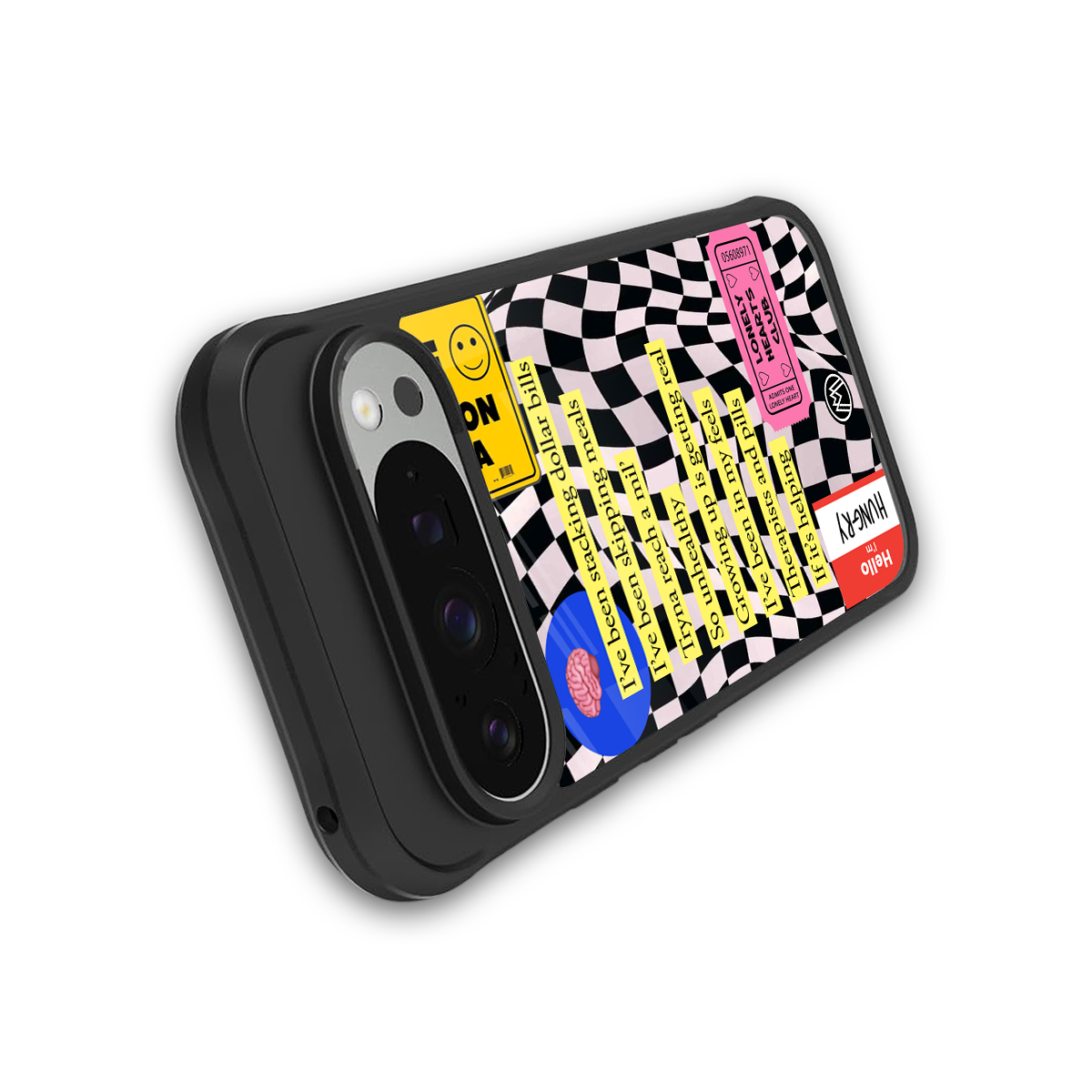 smile you're on camera back phone cover | glass case for google pixel 9 pro xl