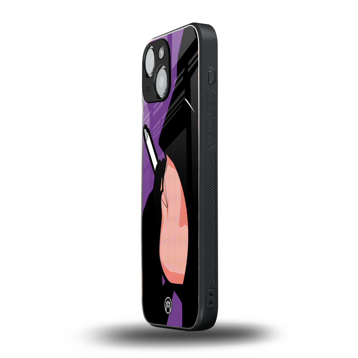 smoking batman back phone cover | glass case for iphone 13 mini