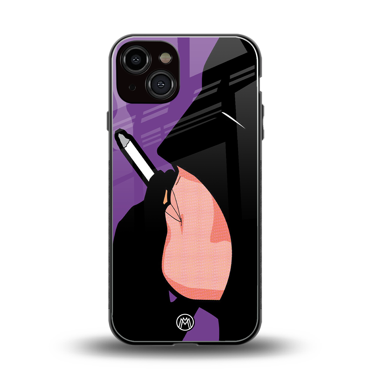 smoking batman back phone cover | glass case for iphone 13