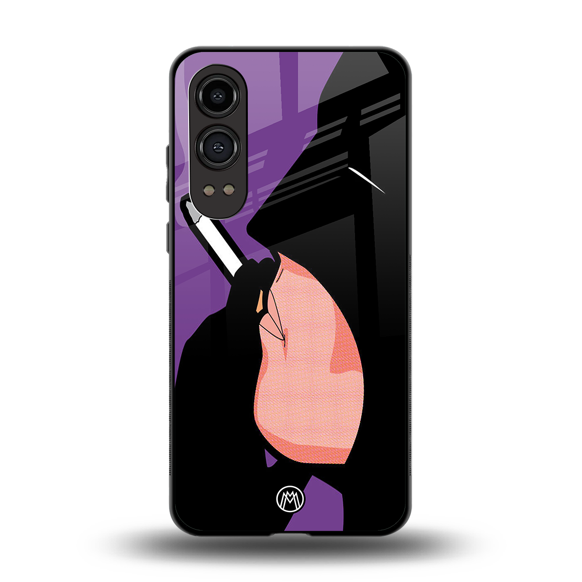 smoking batman back phone cover | glass case for oneplus nord ce 4 lite
