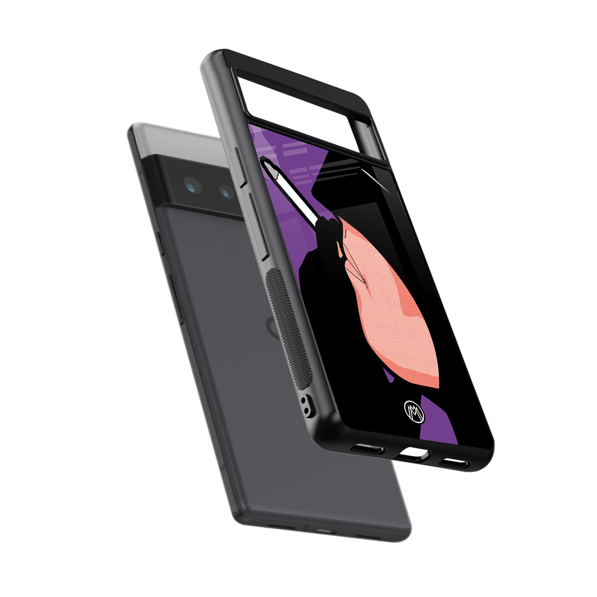 smoking batman back phone cover | glass case for google pixel 6 pro