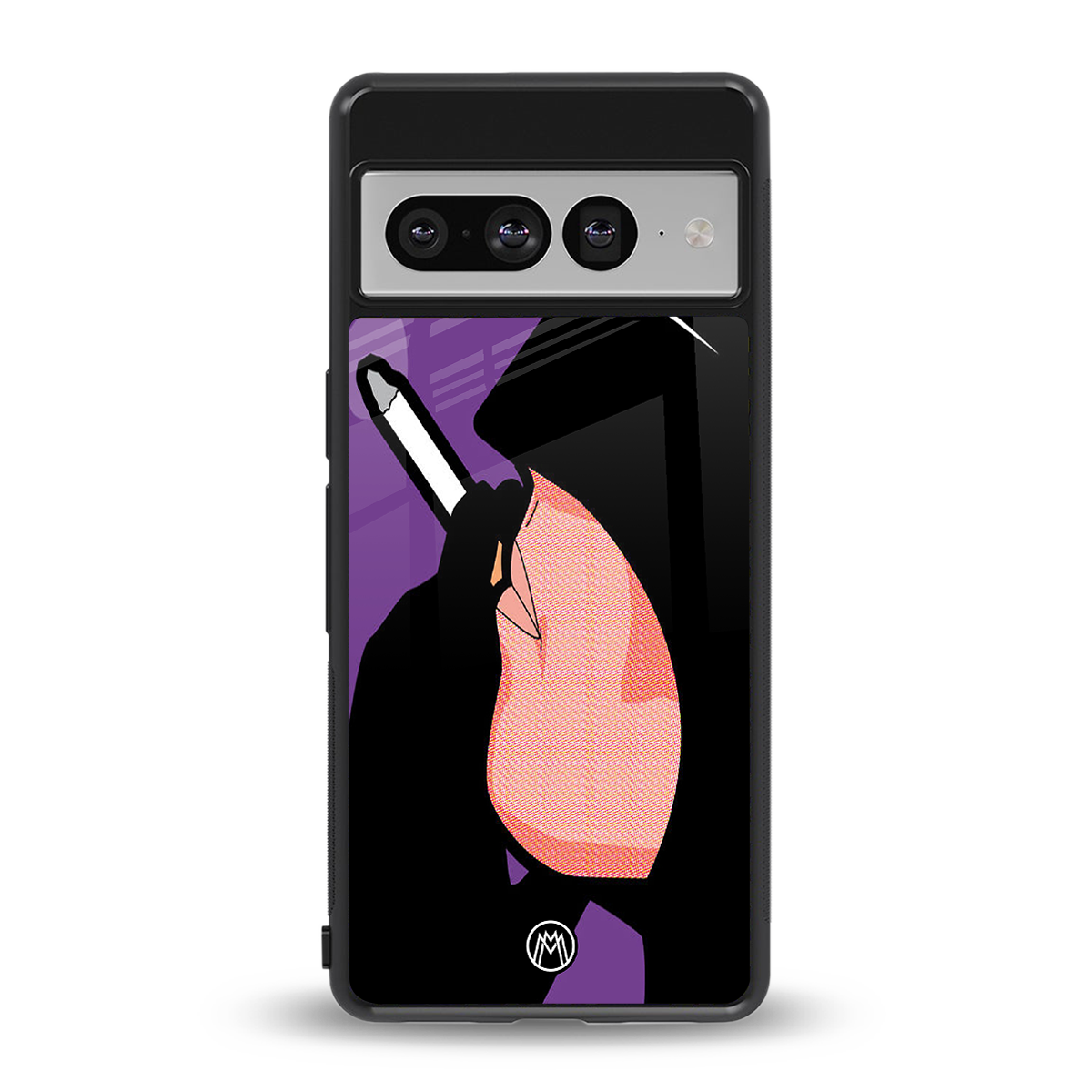 smoking batman back phone cover | glass case for google pixel 7 pro
