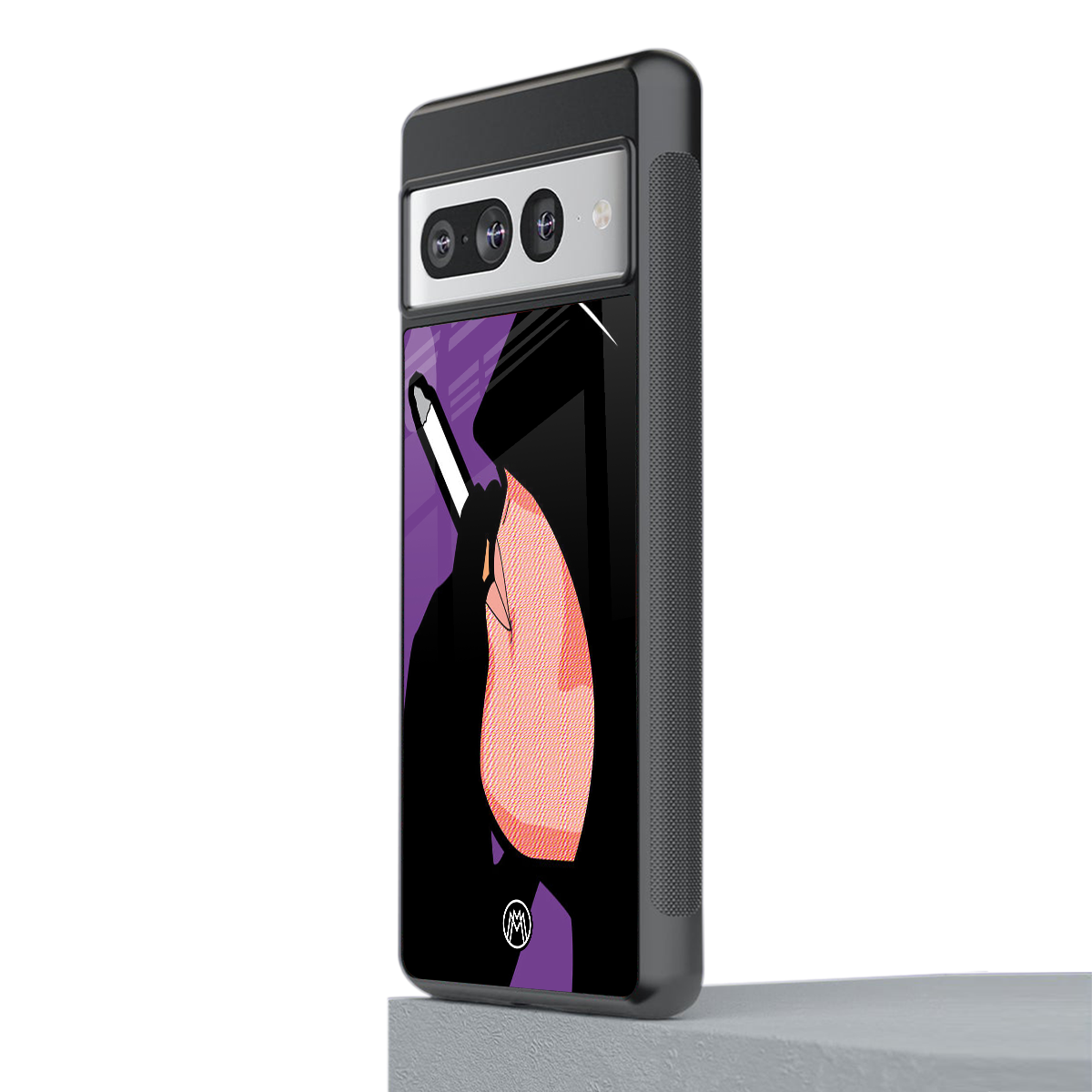 smoking batman back phone cover | glass case for google pixel 7 pro