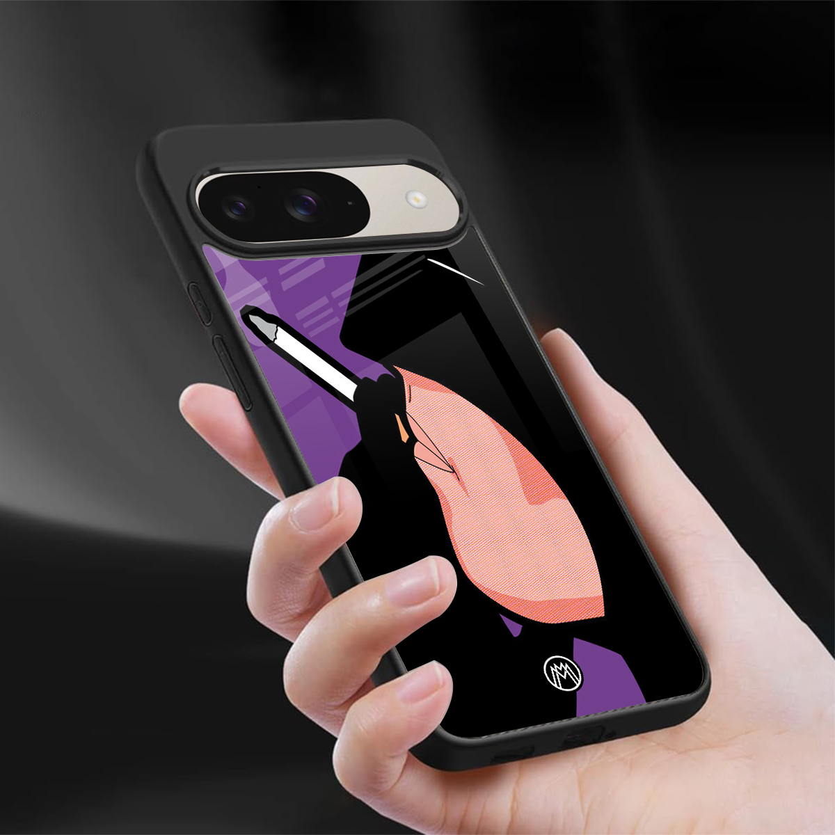 smoking batman back phone cover | glass case for google pixel 9