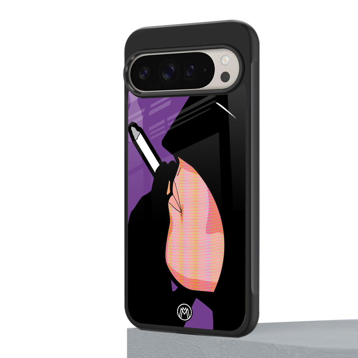 smoking batman back phone cover | glass case for google pixel 9 pro xl