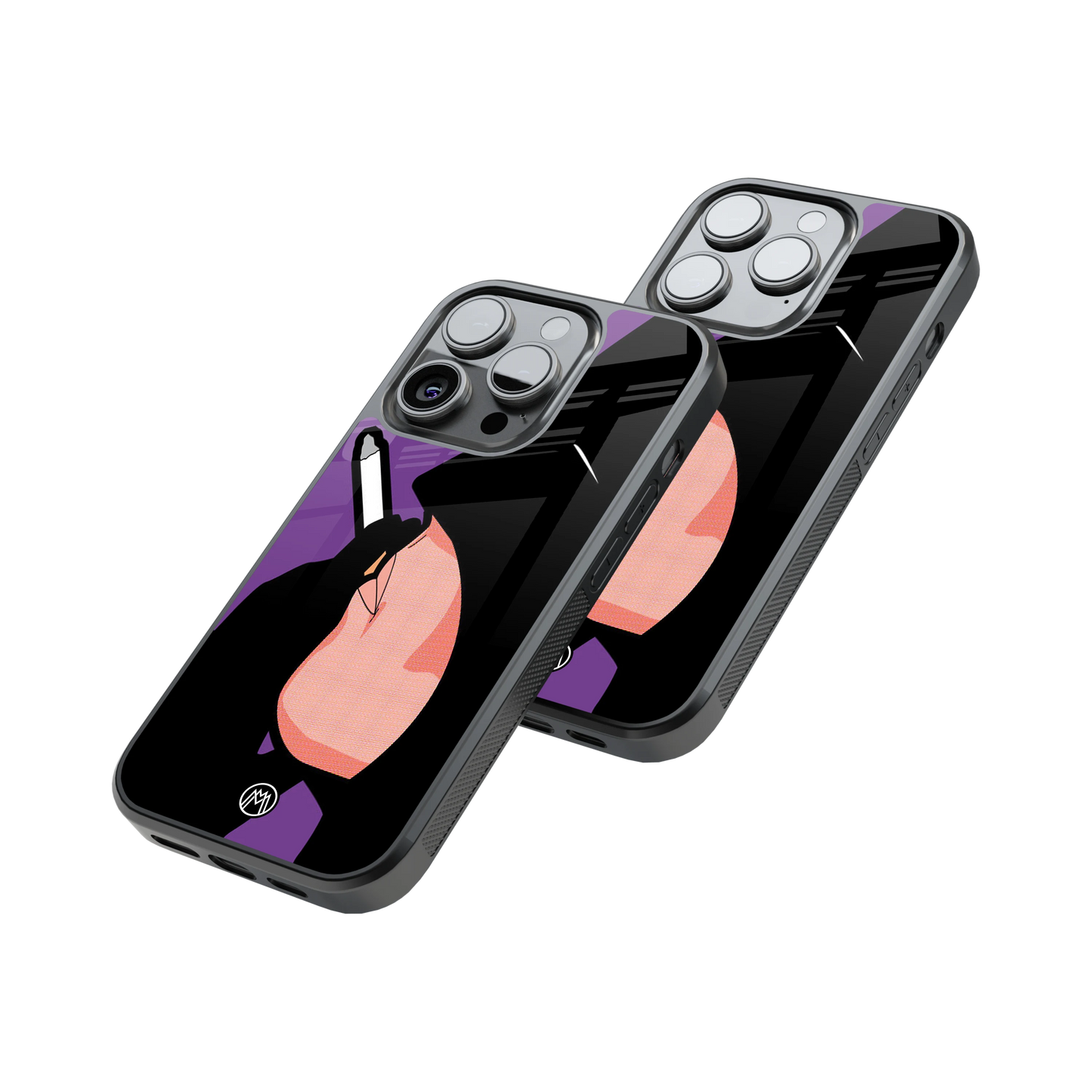 Protective Glass Back Phone Case Compatible with iPhone, Samsung, OnePlus, Pixel & More