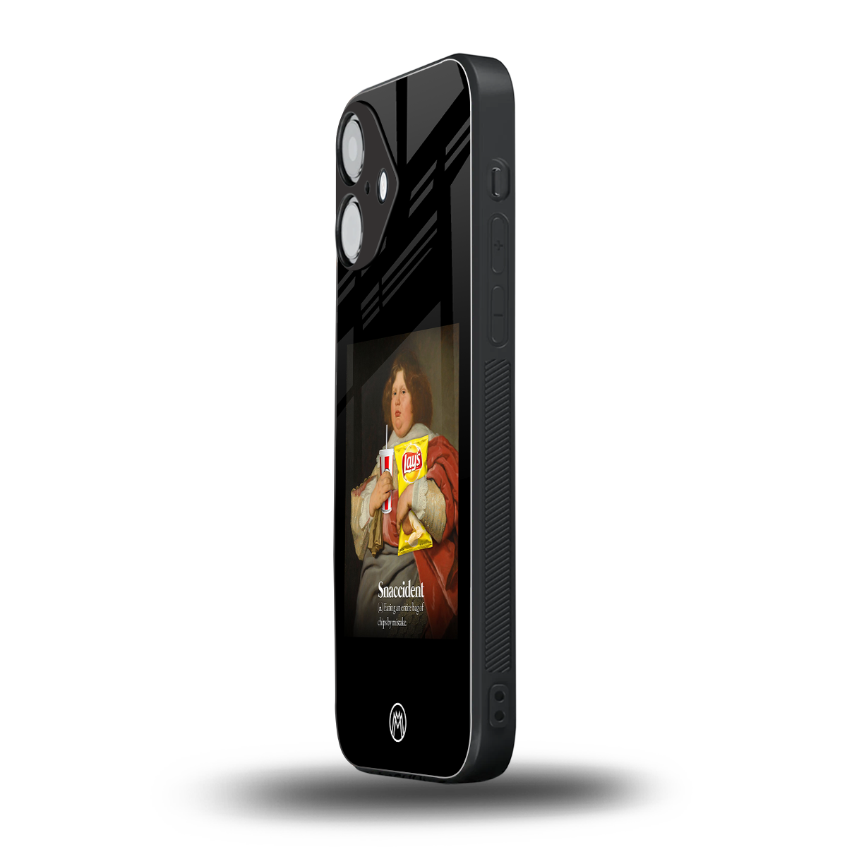 snaccident back phone cover | glass case for iphone 16